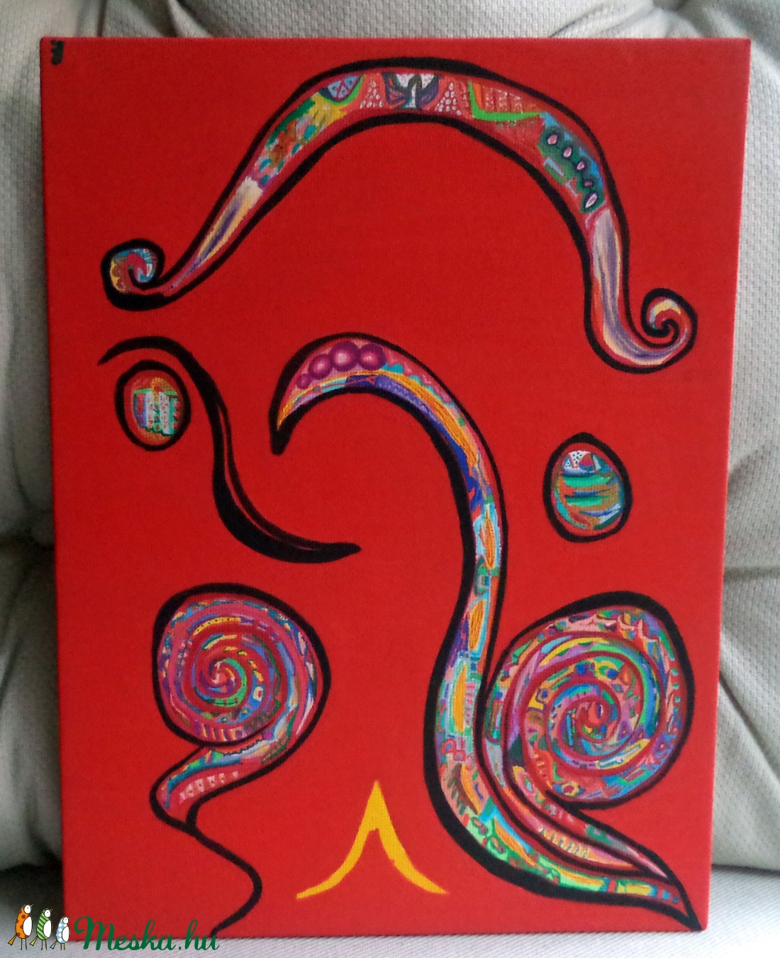 Fordits fel - művészet - festmény - Meska.hu