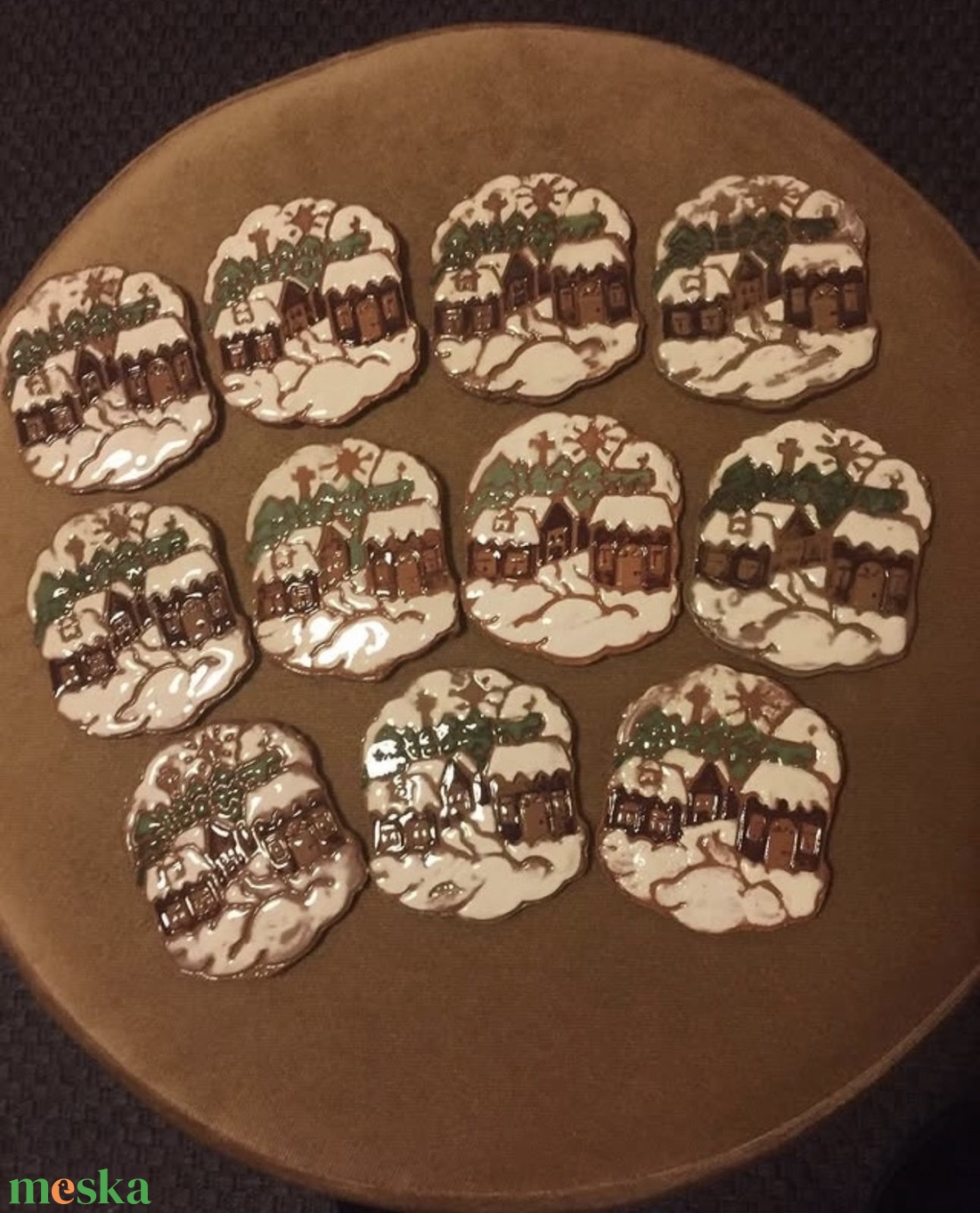 Kerámia hűtőmágnes  - művészet - szobor - kerámia - Meska.hu