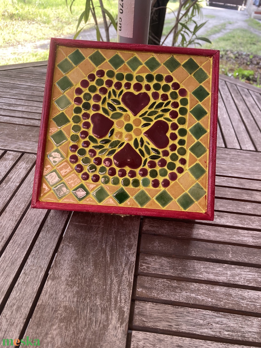 Mozaik ékszerdoboz  - kellékek & szerszámok - dekorációs kellékek - mozaik - Meska.hu