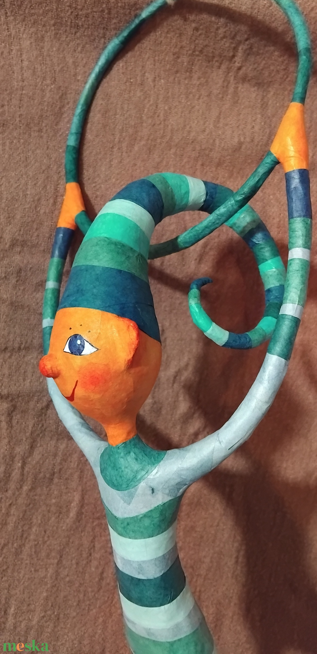 Függeszkedő manó - otthon & életmód - dekoráció - fali és függő dekoráció - függődísz - Meska.hu