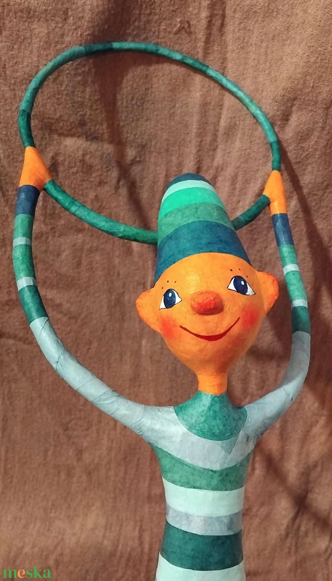 Függeszkedő manó - otthon & életmód - dekoráció - fali és függő dekoráció - függődísz - Meska.hu