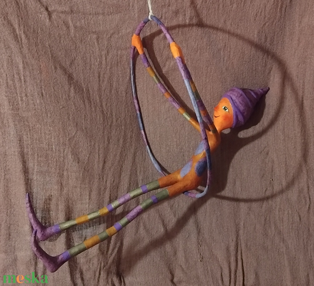 Hintázó manó  - otthon & életmód - dekoráció - fali és függő dekoráció - függődísz - Meska.hu