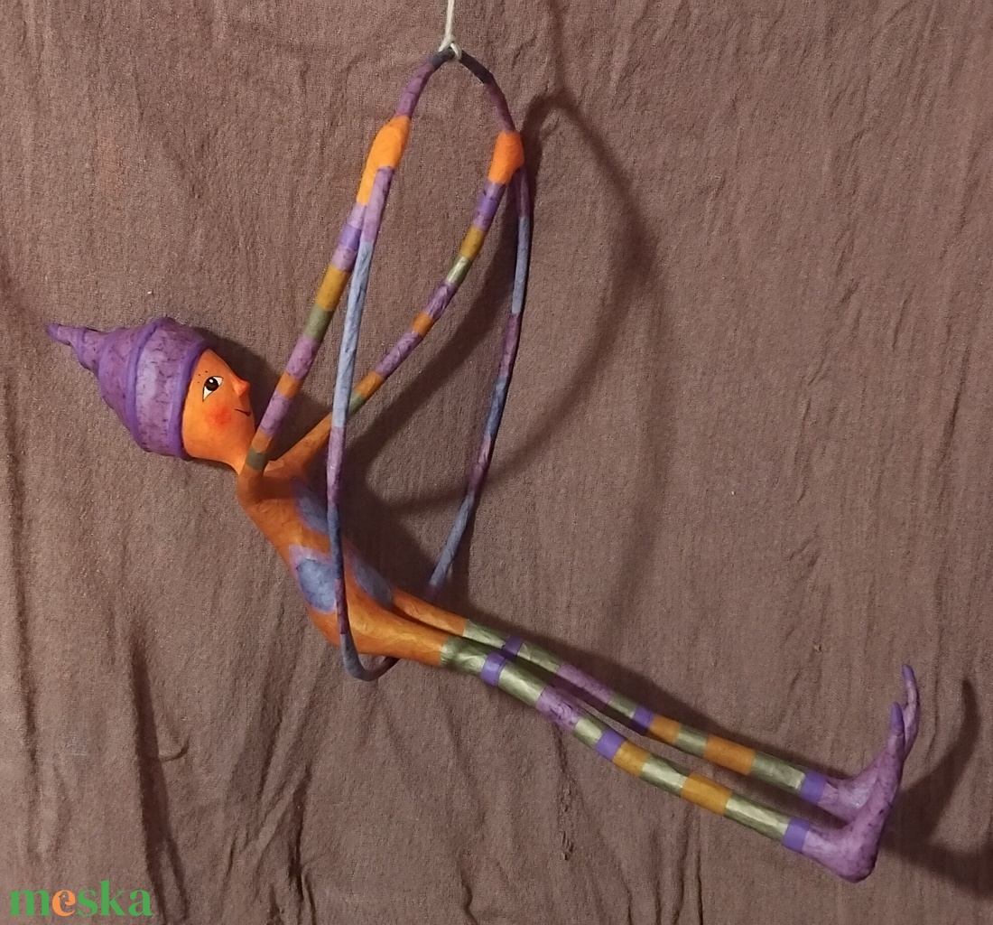 Hintázó manó  - otthon & életmód - dekoráció - fali és függő dekoráció - függődísz - Meska.hu