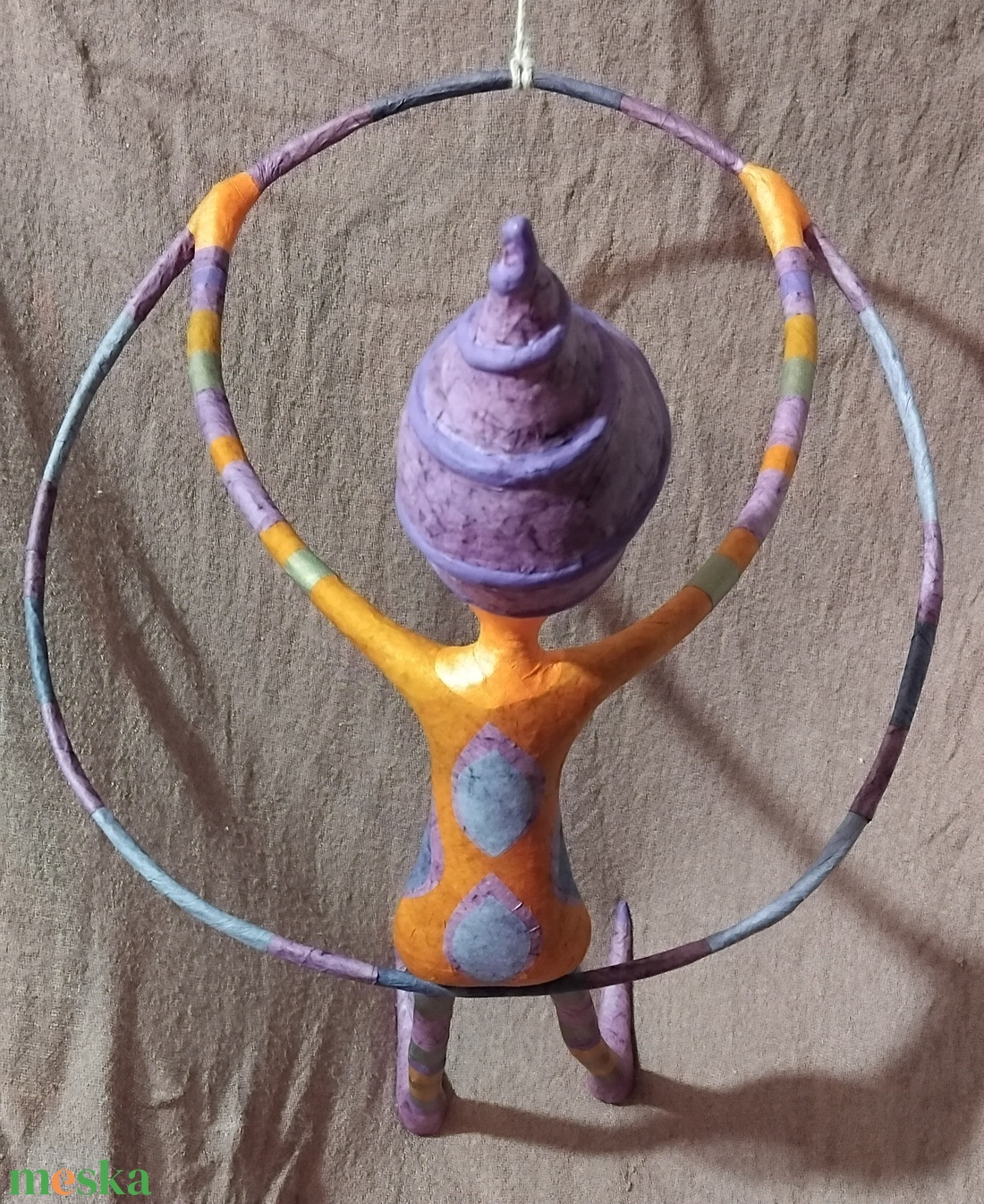 Hintázó manó  - otthon & életmód - dekoráció - fali és függő dekoráció - függődísz - Meska.hu