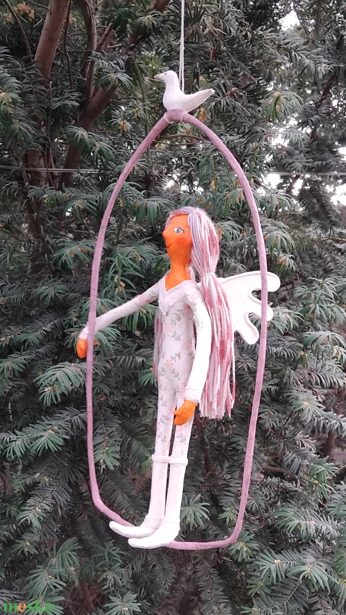 Vidám tündér - otthon & életmód - dekoráció - fali és függő dekoráció - függődísz - Meska.hu