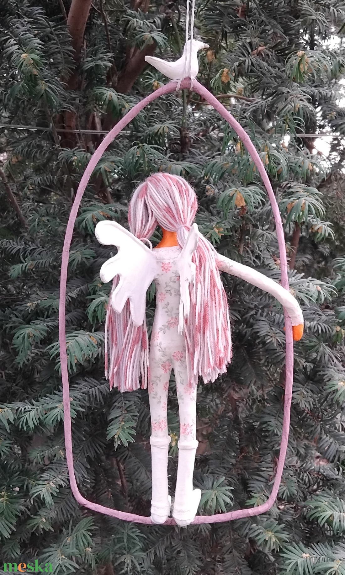 Vidám tündér - otthon & életmód - dekoráció - fali és függő dekoráció - függődísz - Meska.hu