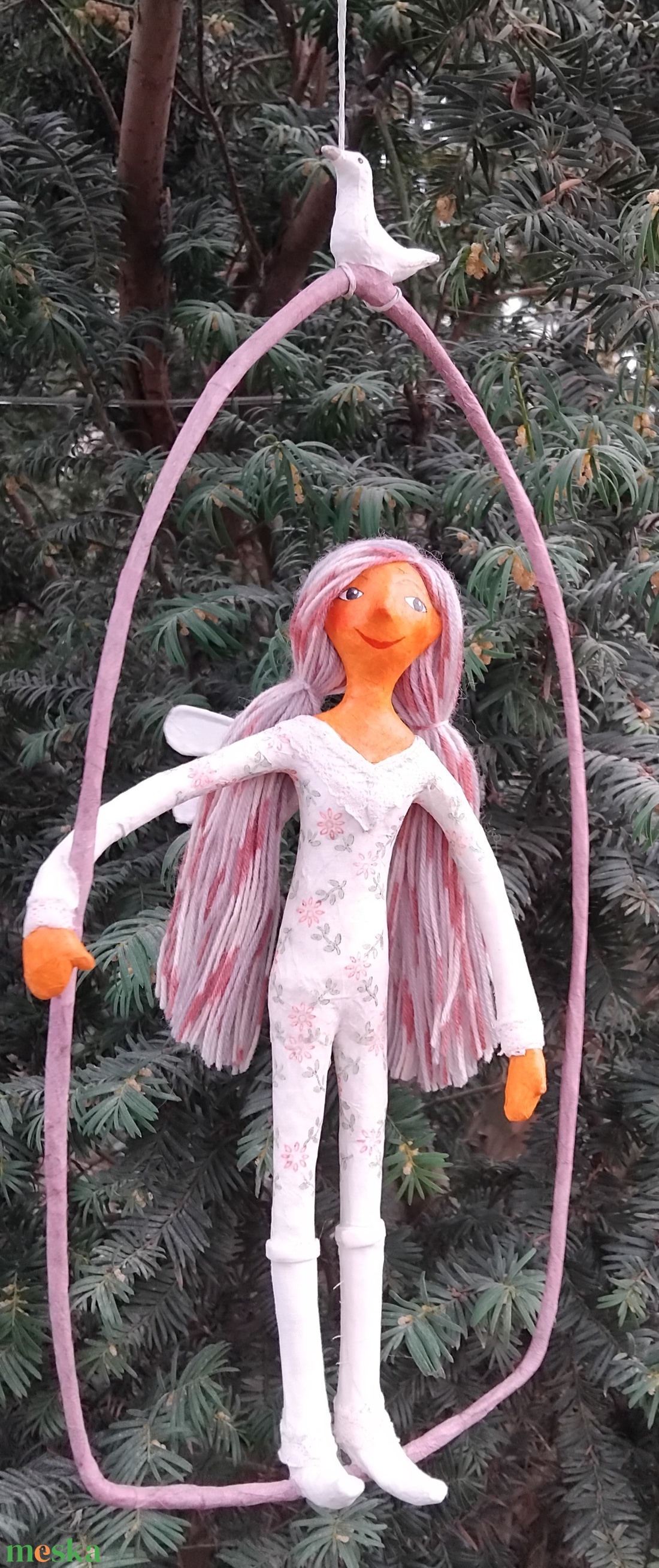 Vidám tündér - otthon & életmód - dekoráció - fali és függő dekoráció - függődísz - Meska.hu