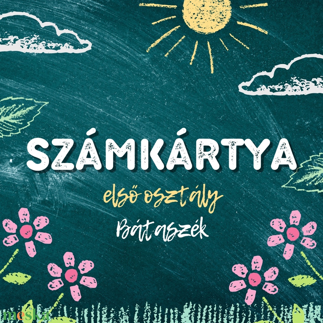 Számkártya - első osztályos csomag - Bátaszék - játék & sport - készségfejlesztő és logikai játék - oktató játékok - Meska.hu