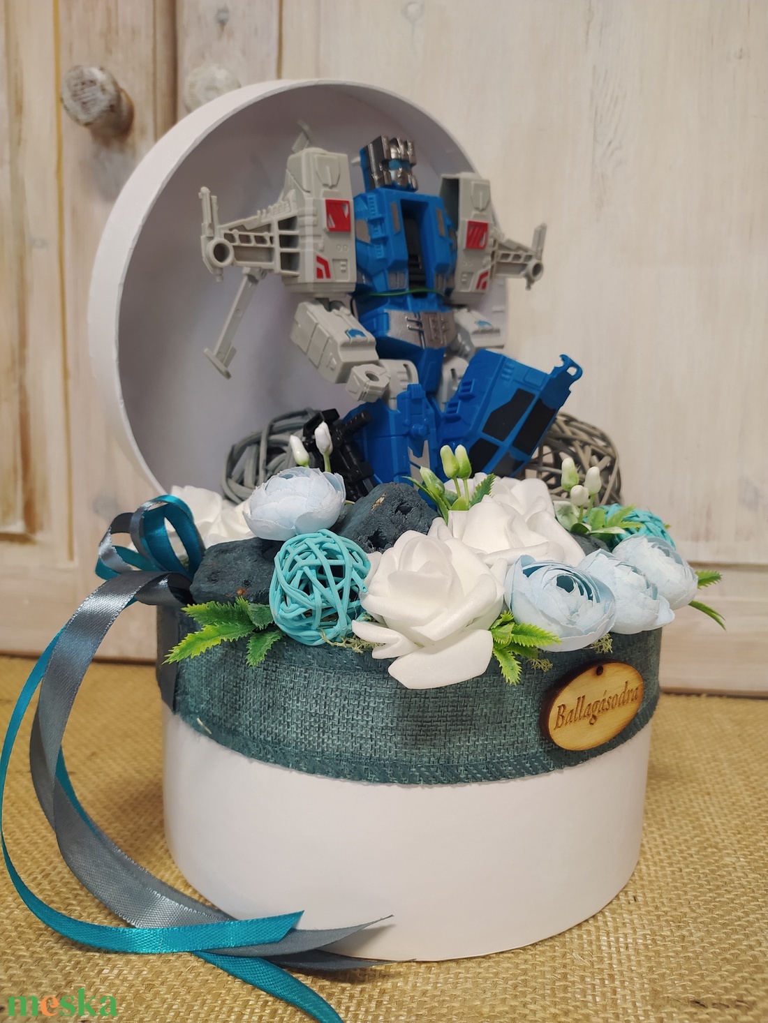 Robotos box - otthon & életmód - dekoráció - virágdísz és tartó - virágbox, virágdoboz - Meska.hu