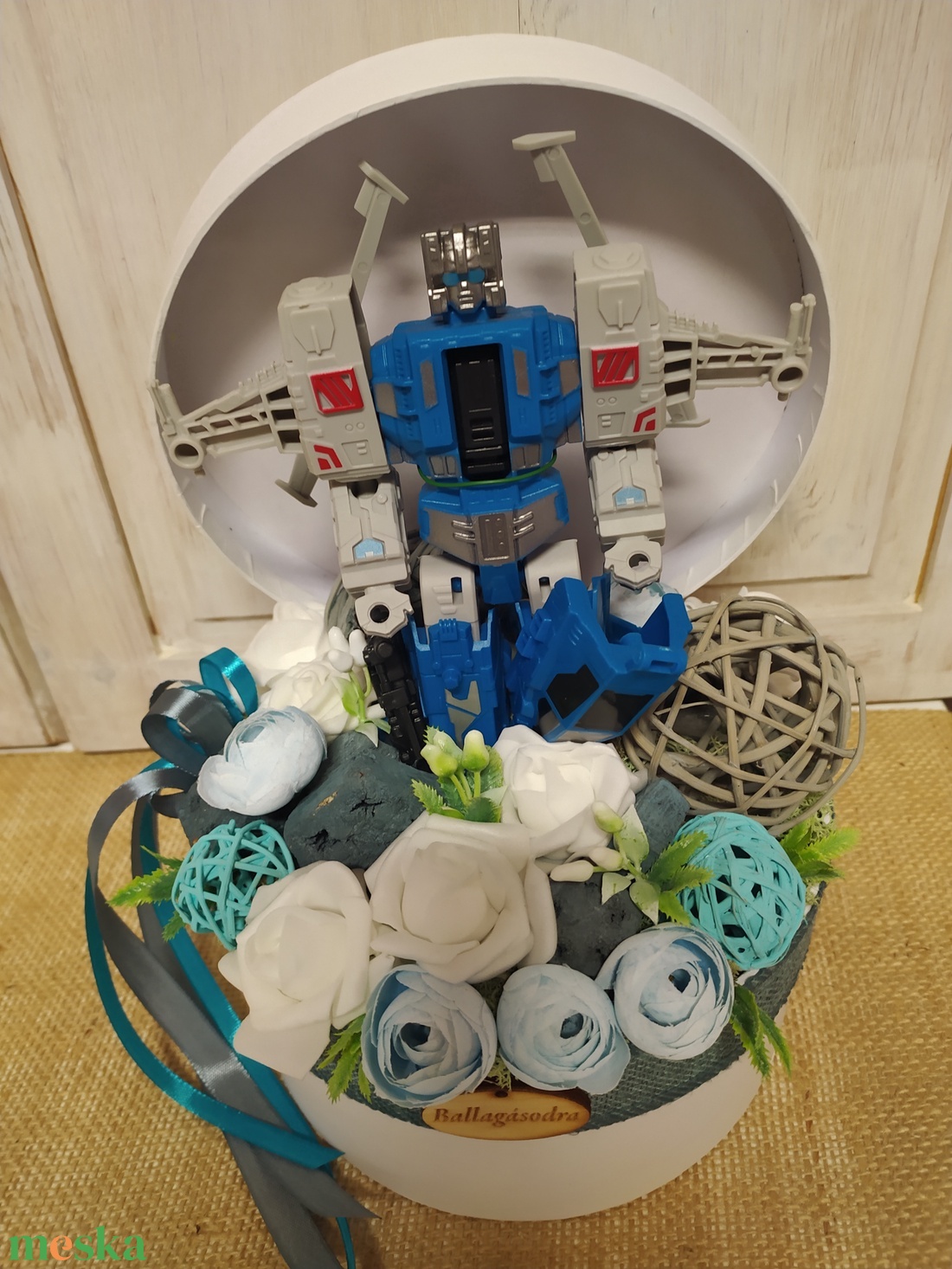 Robotos box - otthon & életmód - dekoráció - virágdísz és tartó - virágbox, virágdoboz - Meska.hu