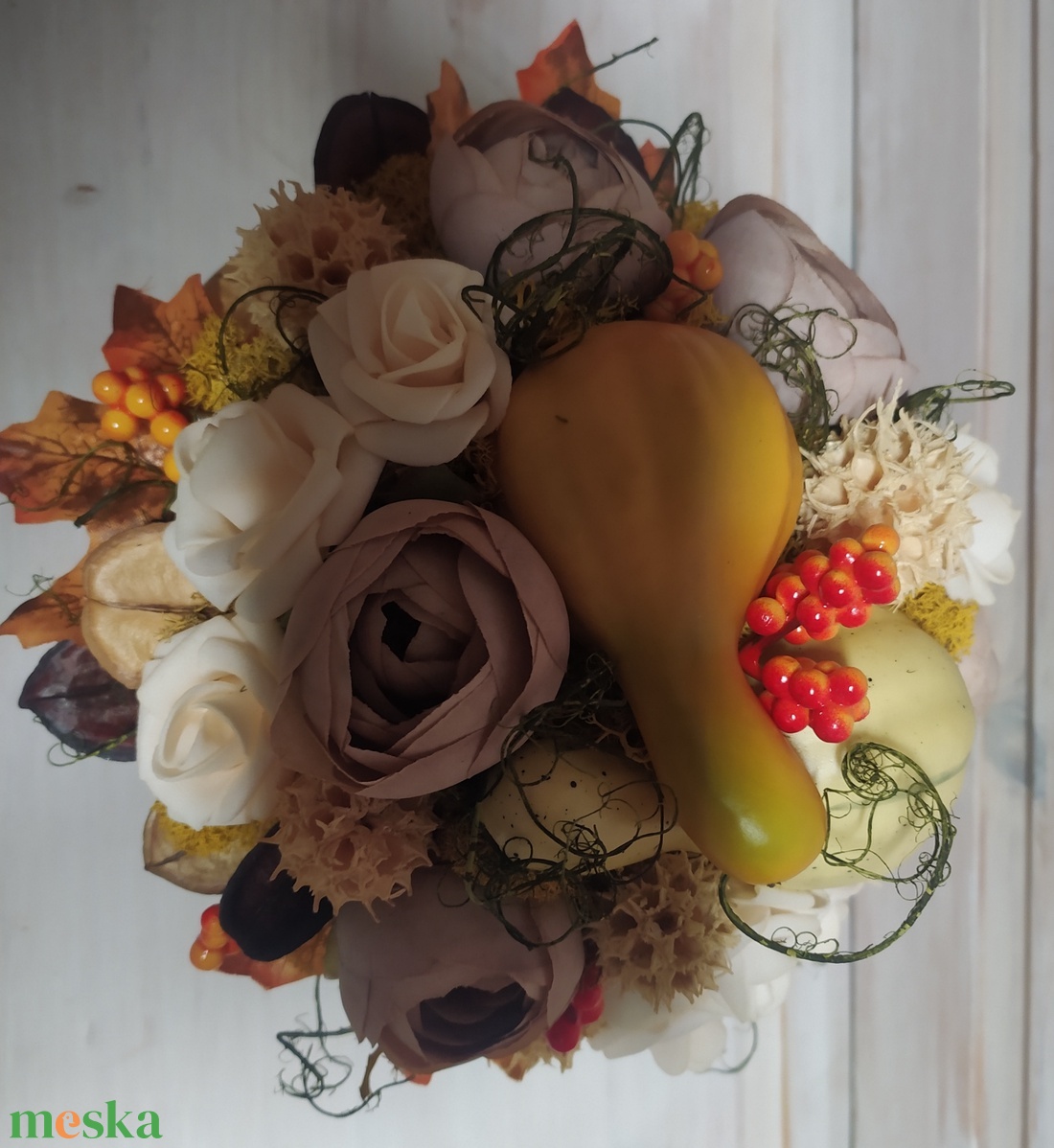 Őszi asztaldísz tökkel - otthon & életmód - dekoráció - asztal és polc dekoráció - asztaldísz - Meska.hu Őszi asztaldísz tökkel - otthon & életmód - dekoráció - asztal és polc dekoráció - asztaldísz - Meska.hu