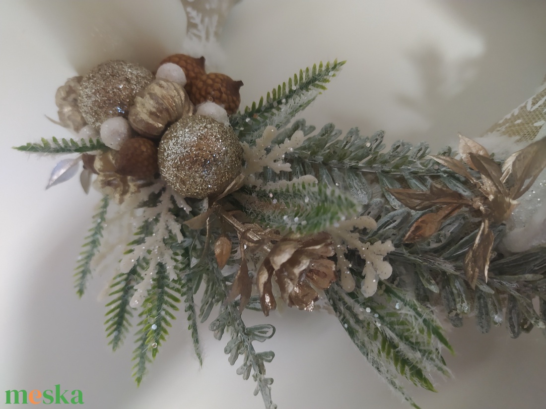 Adventi  gyöngyház gyertyás - karácsony - adventi díszek - adventi koszorú - Meska.hu