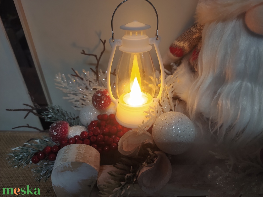 Manó szánkón - karácsony - karácsonyi lakásdekoráció - ünnepi asztaldekoráció - Meska.hu