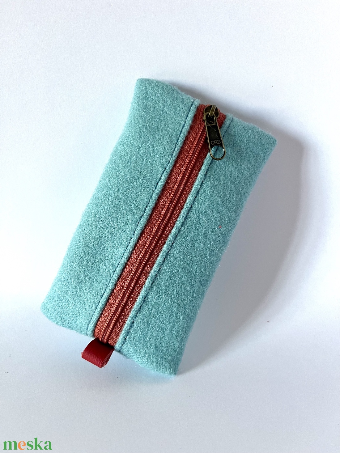 Kék gyapjú kulcstartó - táska & tok - kulcstartó & táskadísz - kulcstartó - Meska.hu