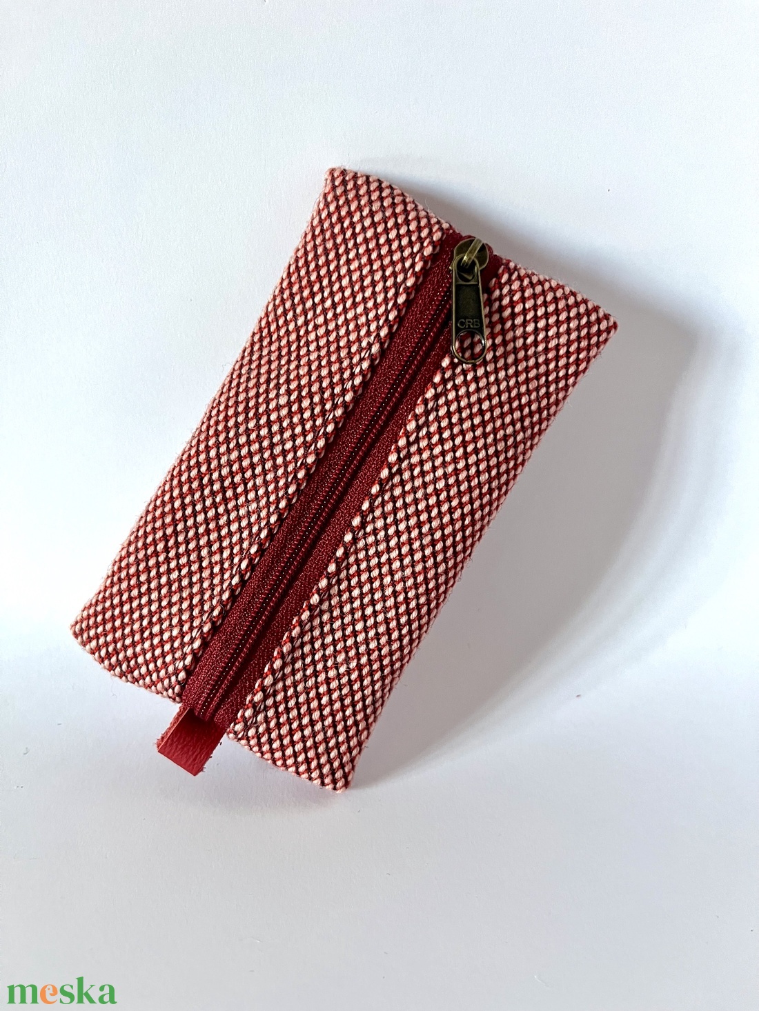 Piros gyapjú kulcstartó - táska & tok - kulcstartó & táskadísz - kulcstartó - Meska.hu