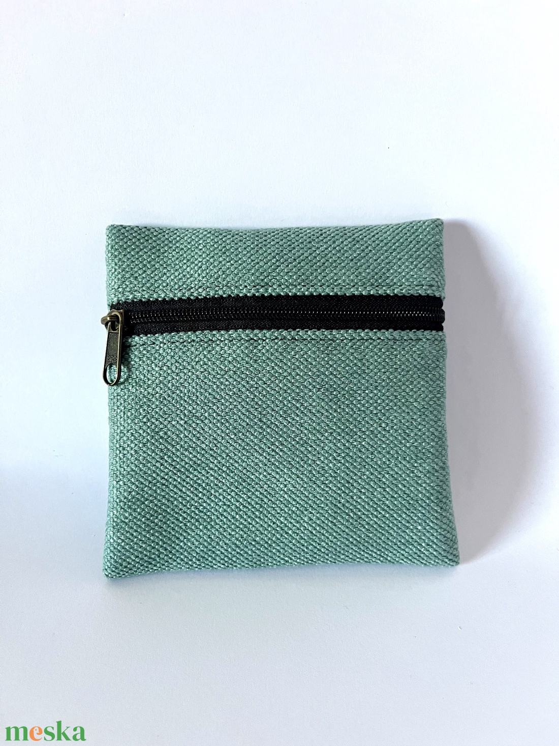 Türkiz zöld pénztárca - táska & tok - pénztárca & más tok - aprópénztartó - Meska.hu