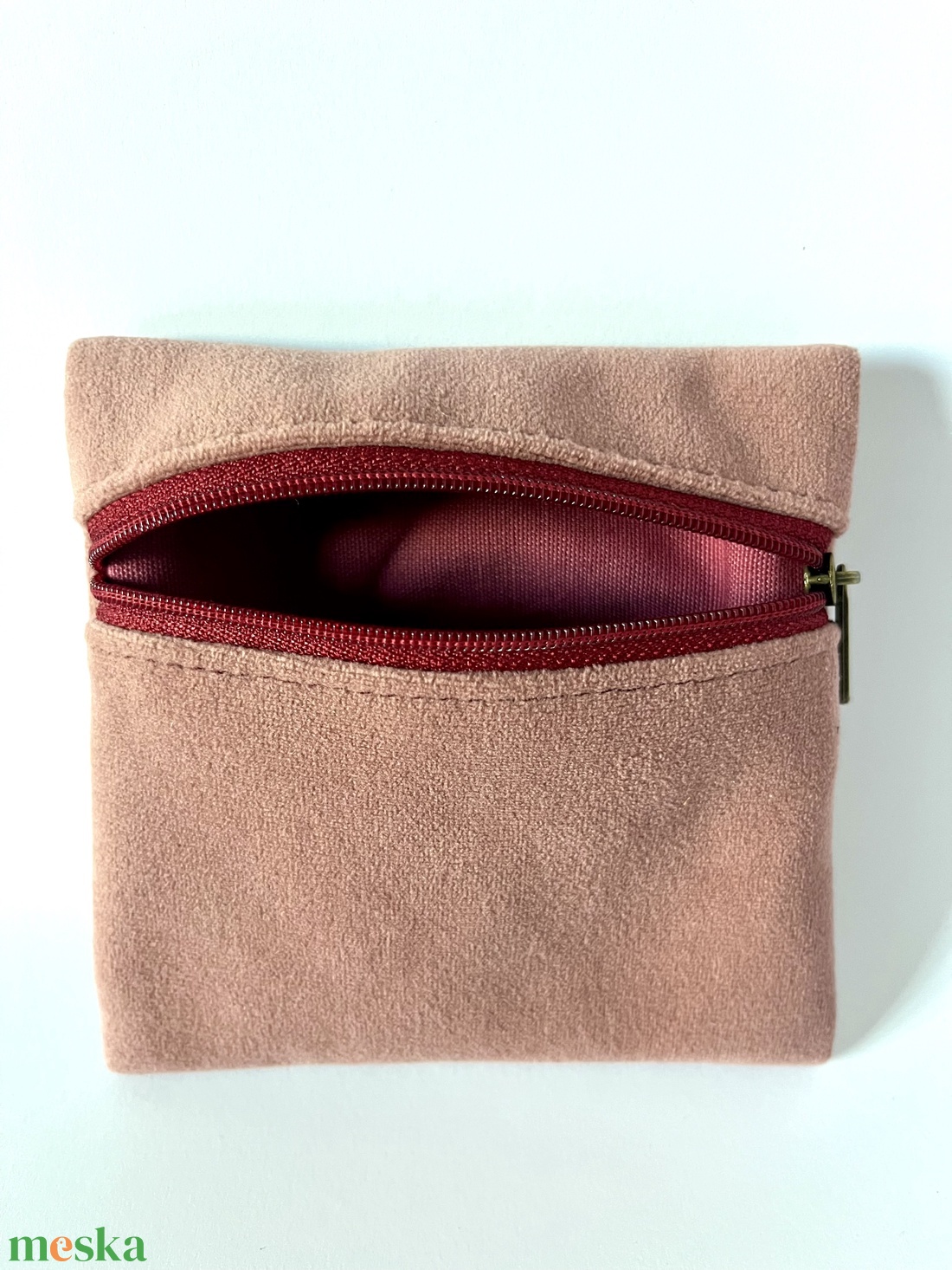 Rózsaszín pénztárca - táska & tok - pénztárca & más tok - aprópénztartó - Meska.hu