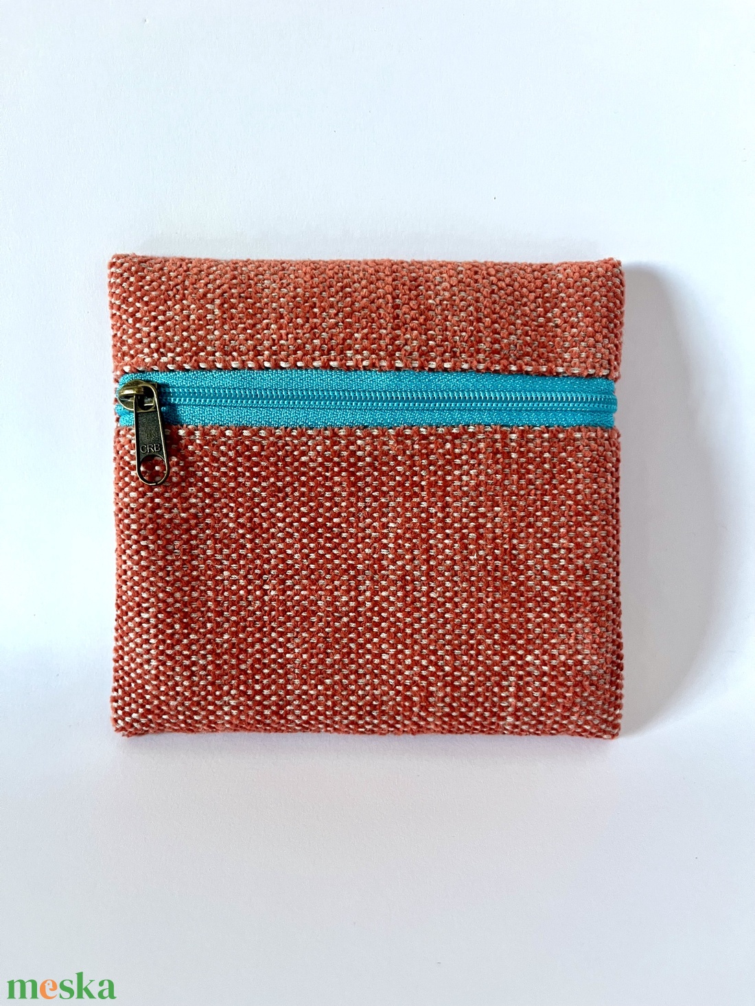 Piros/kék pénztárca - táska & tok - pénztárca & más tok - aprópénztartó - Meska.hu