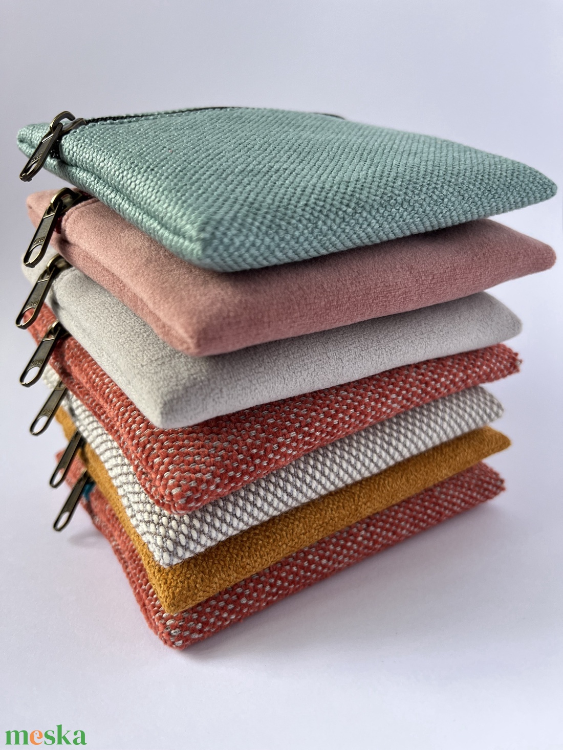 Piros pénztárca - táska & tok - pénztárca & más tok - aprópénztartó - Meska.hu