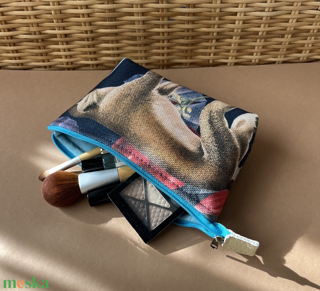 Majmos sminkes neszesszer táska - táska & tok - neszesszer - Meska.hu