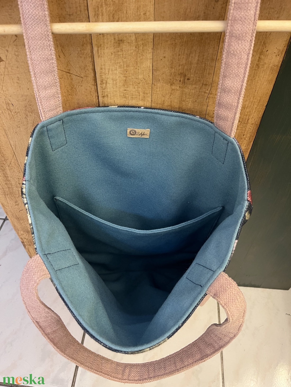 Dzsungel mintás tote bag - táska & tok - kézitáska & válltáska - válltáska - Meska.hu