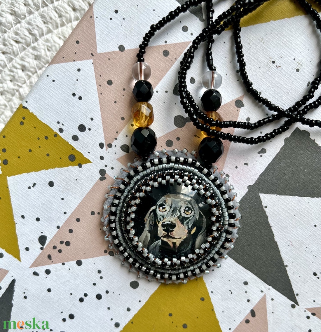 Tacskó medál - ékszer - nyaklánc - medálos nyaklánc - Meska.hu