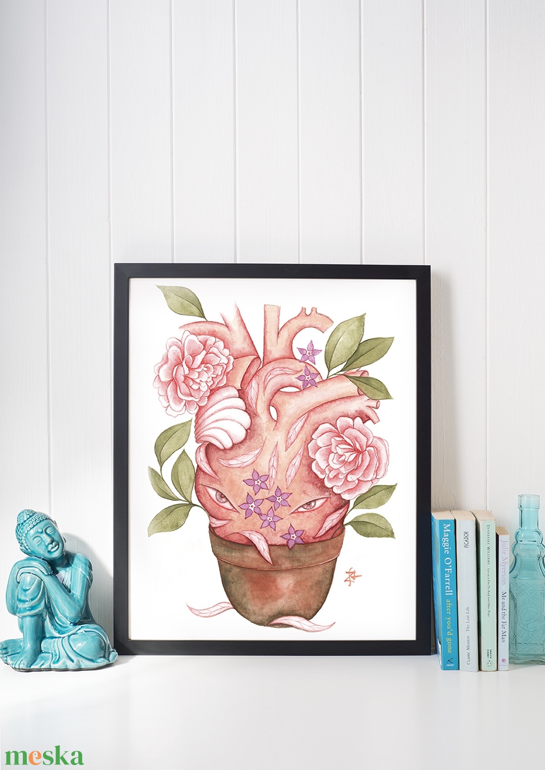 Heartplant (Szív cserépben) - művészet - grafika & illusztráció - digitális - Meska.hu