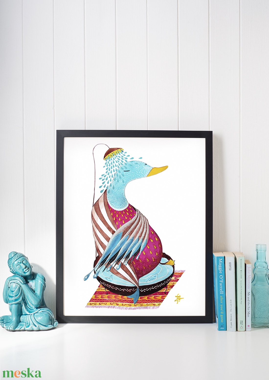 Relaxing Duck (Pihenő kacsa) - művészet - grafika & illusztráció - digitális - Meska.hu