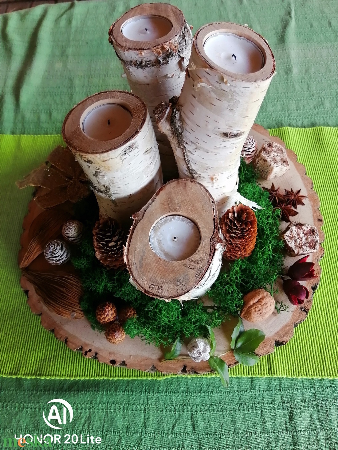 Adventi koszorú és asztaldísz - karácsony - adventi díszek - adventi koszorú - Meska.hu Adventi koszorú és asztaldísz - karácsony - adventi díszek - adventi koszorú - Meska.hu