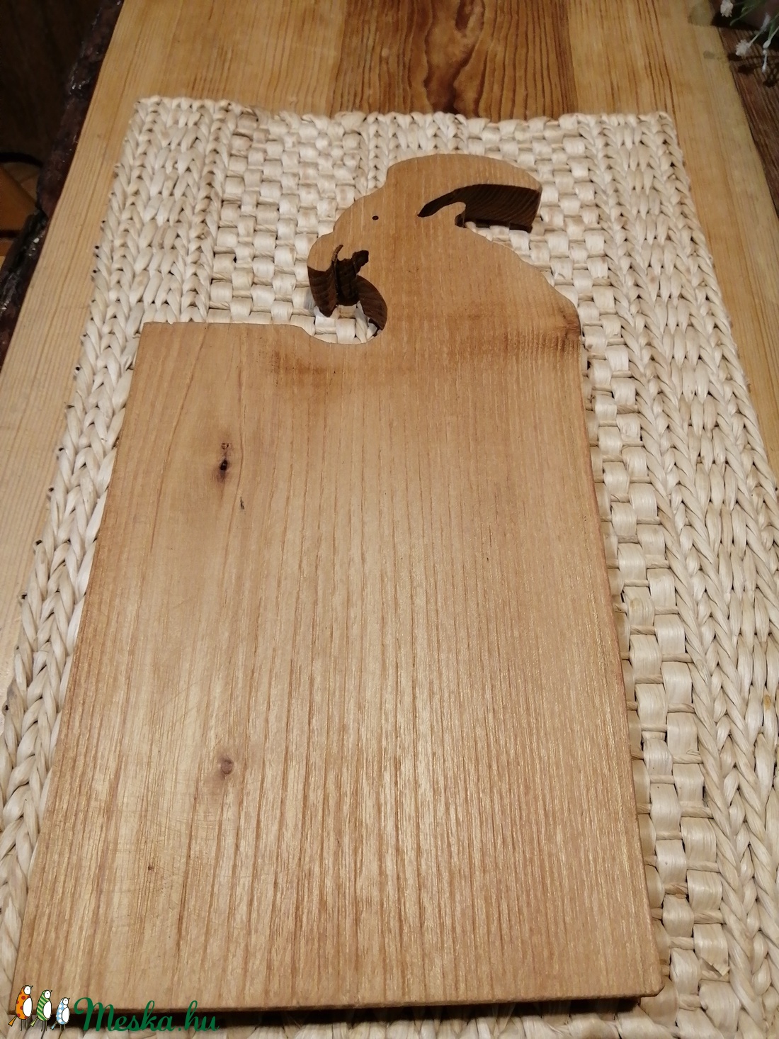 Vágódeszka Kecskés - otthon & életmód - konyhafelszerelés, tálalás - sütés, főzés - edényalátét - Meska.hu