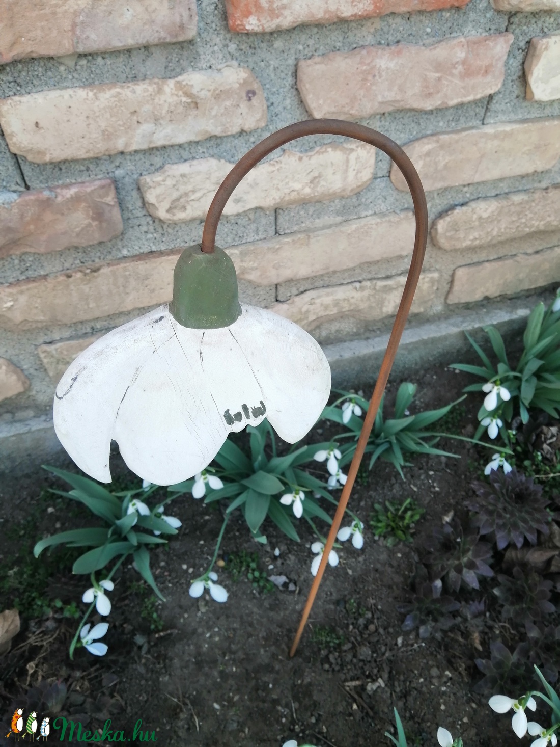 Hóvirág fából.  - otthon & életmód - dekoráció - Meska.hu