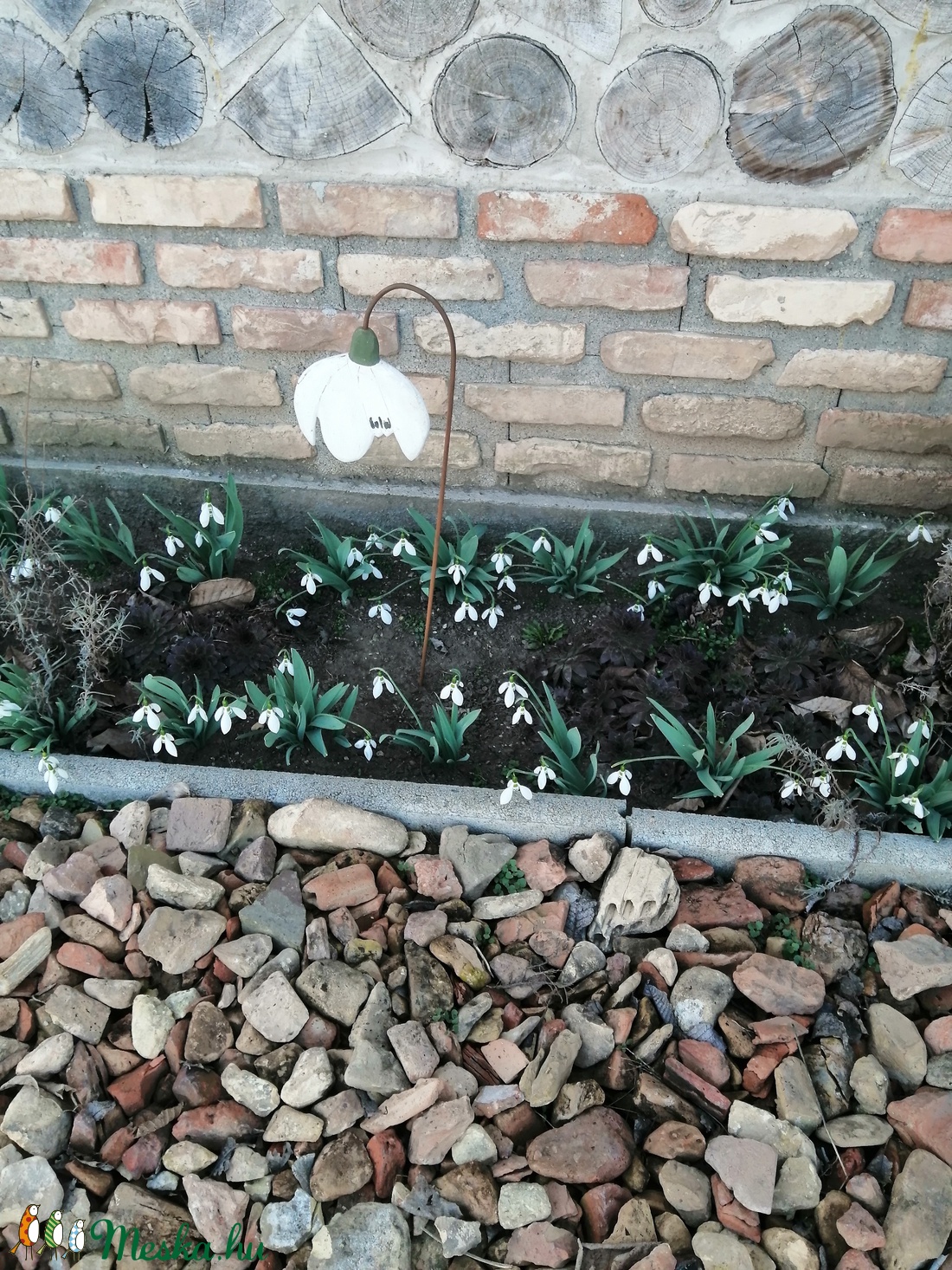 Hóvirág fából.  - otthon & életmód - dekoráció - Meska.hu