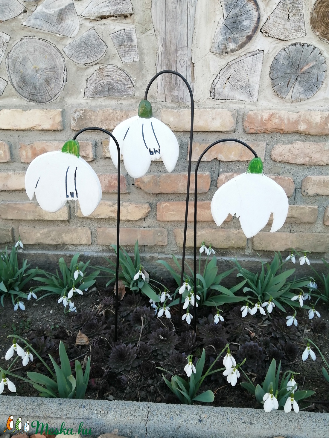 Hóvirág fából.  - otthon & életmód - dekoráció - Meska.hu