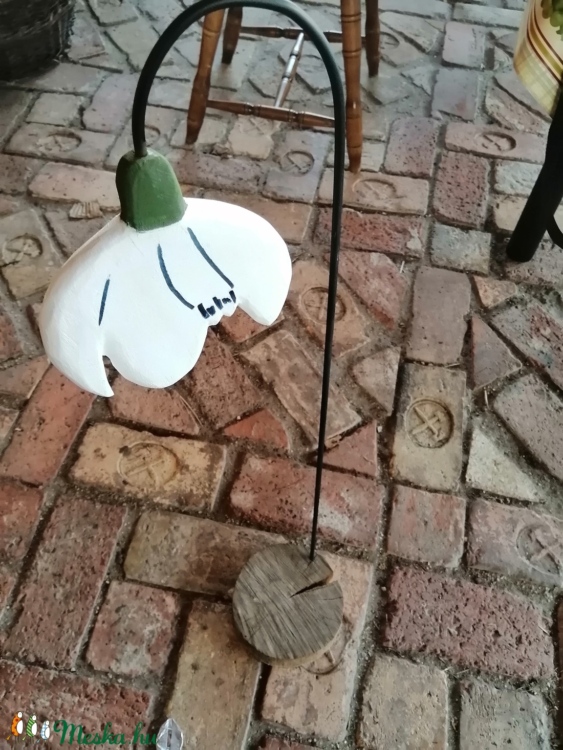 Hóvirág fából.  - otthon & életmód - dekoráció - Meska.hu