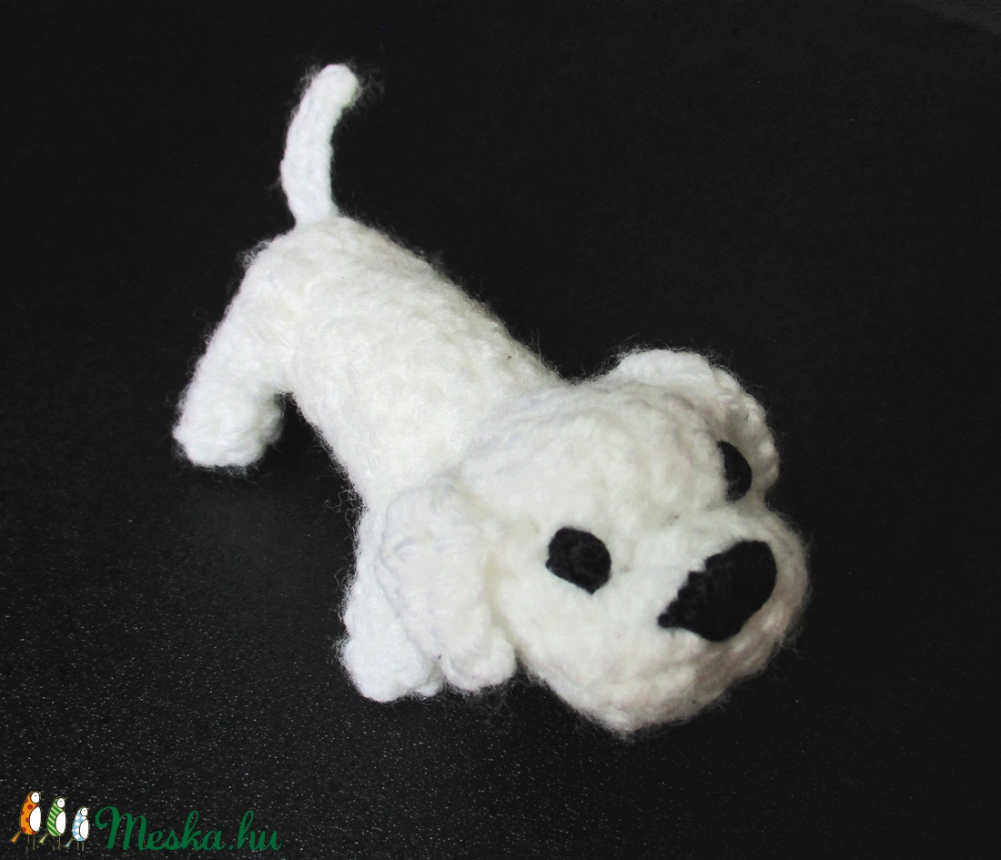 Horgolt kutya - fehér labrador - - Meska.hu Horgolt kutya - fehér labrador - - Meska.hu