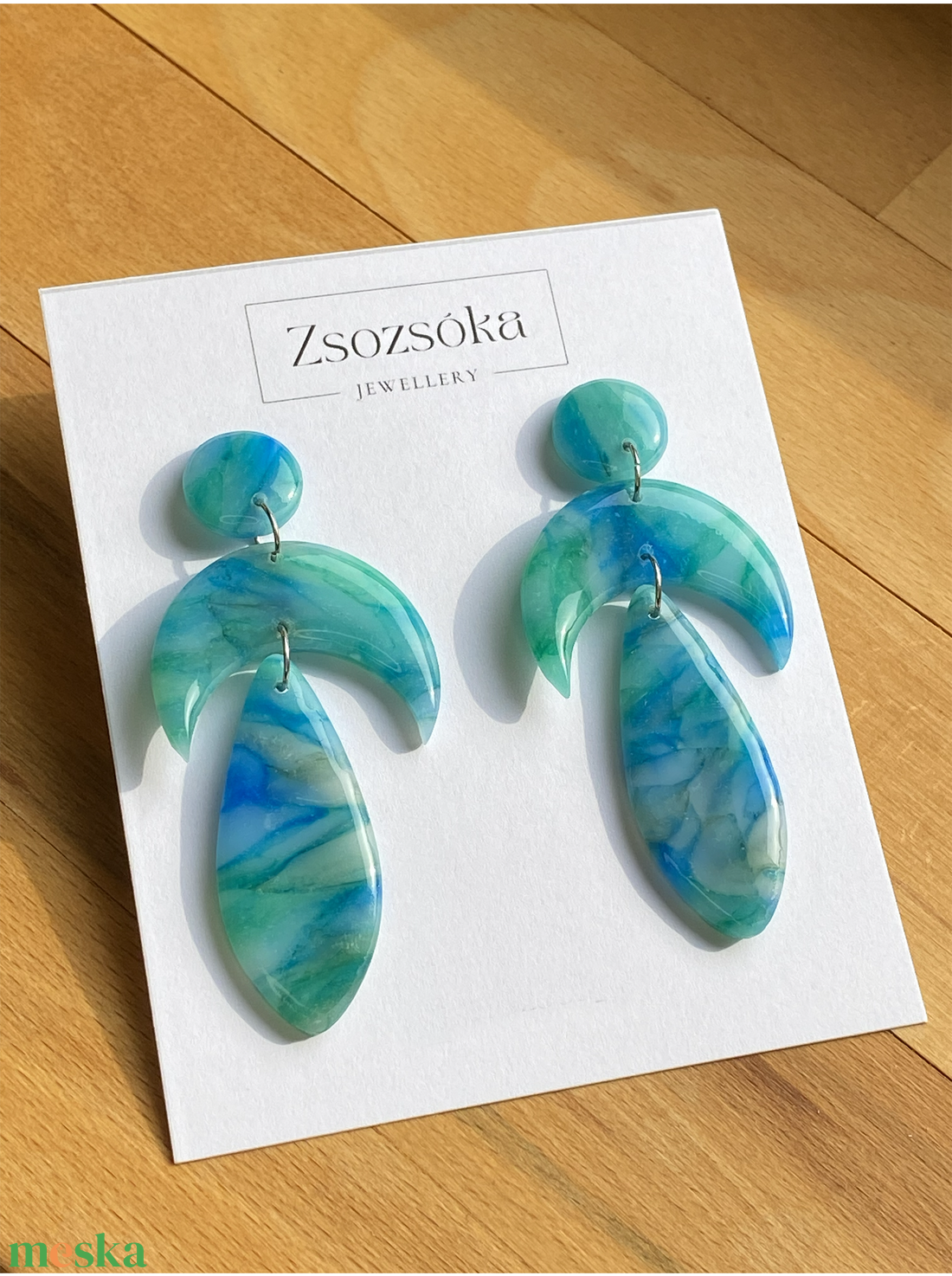 Azzuro - ékszer - fülbevaló - lógó fülbevaló - Meska.hu