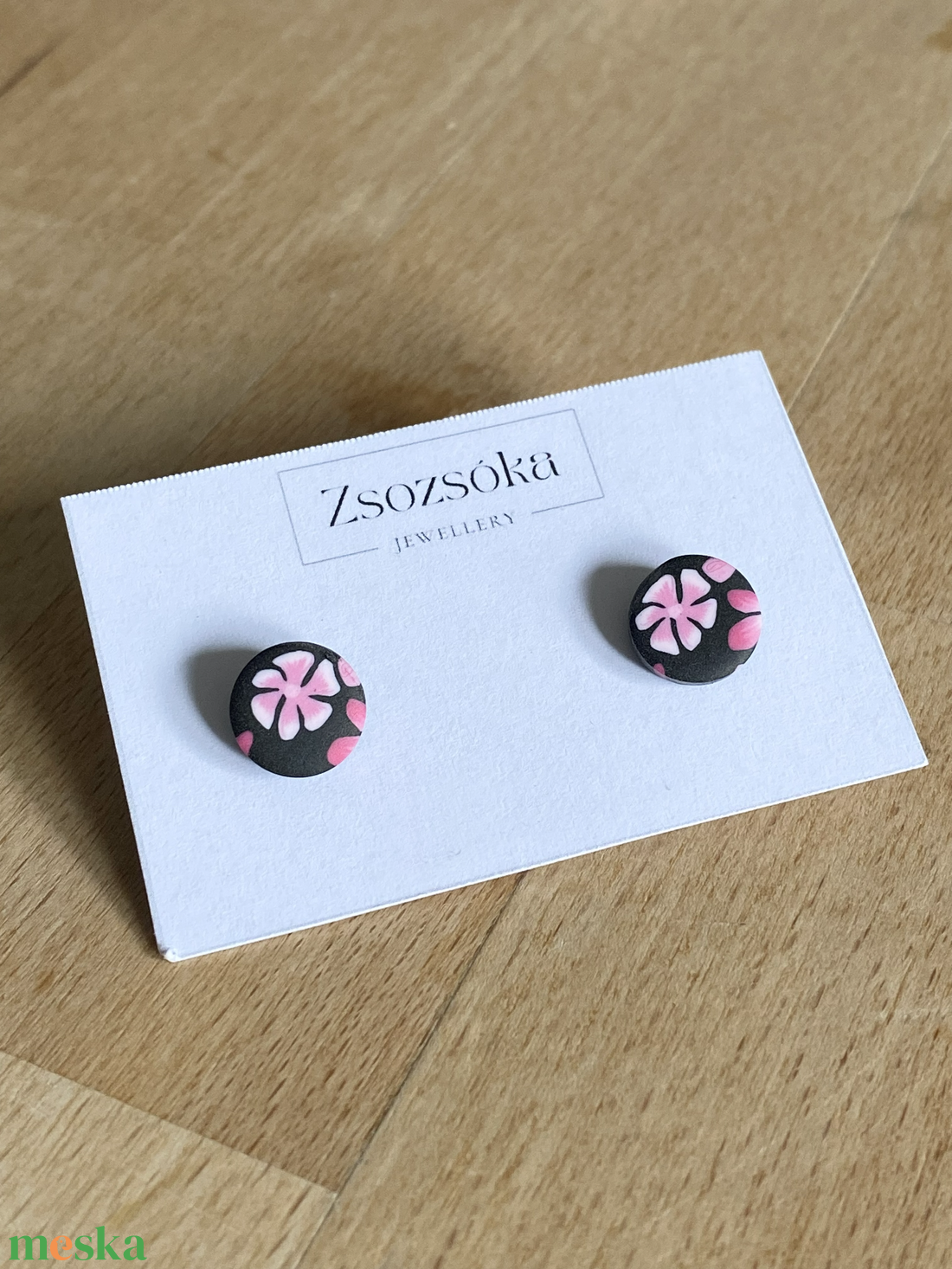 Little rose flower pötty fülbevaló - ékszer - fülbevaló - pötty fülbevaló - Meska.hu