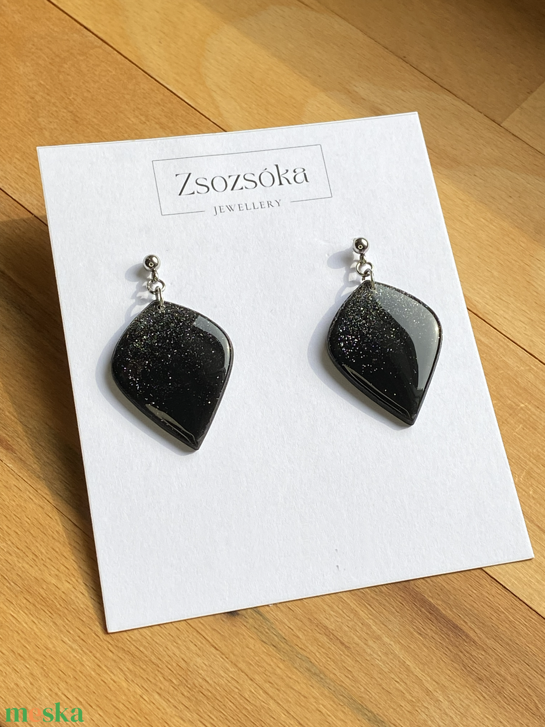 New Years Eve Teardrop - ékszer - fülbevaló - lógó fülbevaló - Meska.hu