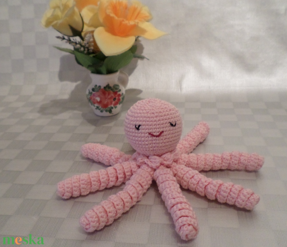 Babajáték polip amigurumi figura rózsaszín - játék & sport - plüssállat & játékfigura - polip - Meska.hu Babajáték polip amigurumi figura rózsaszín - játék & sport - plüssállat & játékfigura - polip - Meska.hu