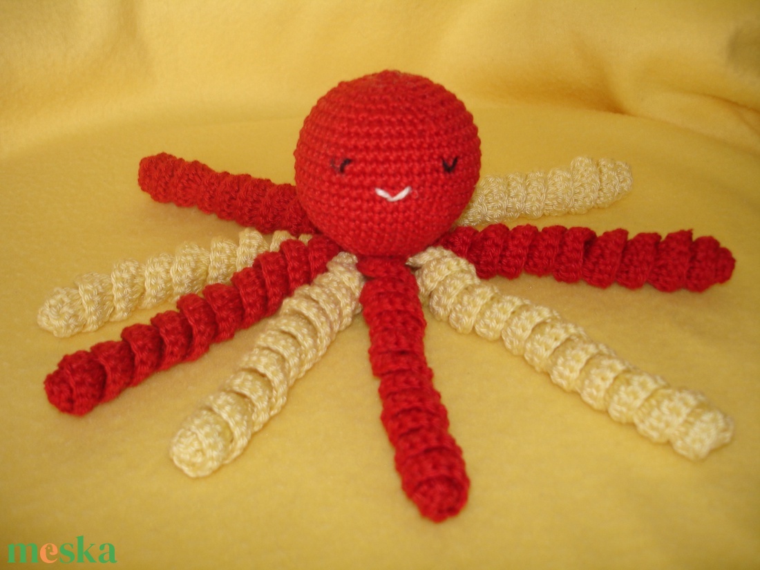 Babajáték polip amigurumi figura színesek - játék & sport - plüssállat & játékfigura - polip - Meska.hu Babajáték polip amigurumi figura színesek - játék & sport - plüssállat & játékfigura - polip - Meska.hu