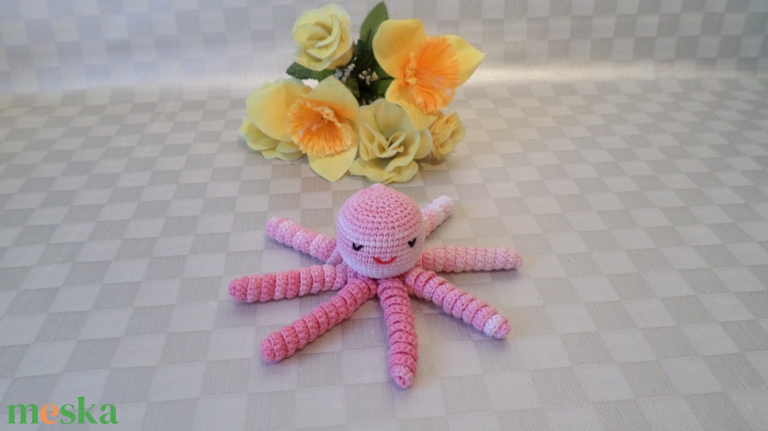 Babajáték polip amigurumi figura rózsaszín -kék - játék & sport - plüssállat & játékfigura - polip - Meska.hu Babajáték polip amigurumi figura rózsaszín -kék - játék & sport - plüssállat & játékfigura - polip - Meska.hu