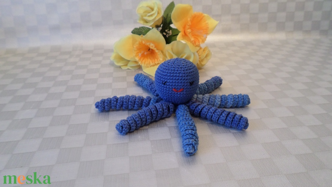 Babajáték polip amigurumi figura rózsaszín -kék - játék & sport - plüssállat & játékfigura - polip - Meska.hu Babajáték polip amigurumi figura rózsaszín -kék - játék & sport - plüssállat & játékfigura - polip - Meska.hu