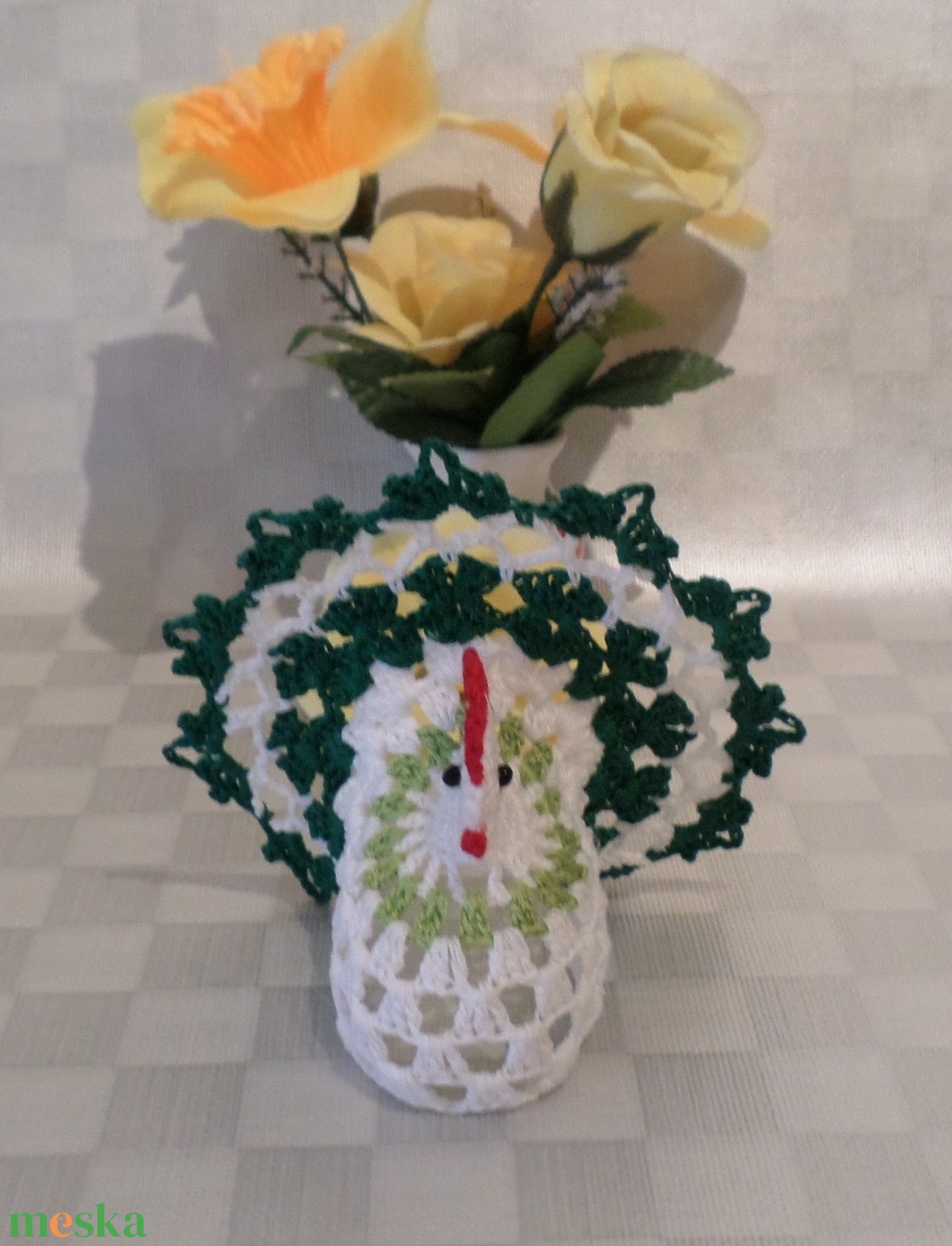 Húsvét horgolt tyúk  - otthon & életmód - dekoráció - asztal és polc dekoráció - asztaldísz - Meska.hu