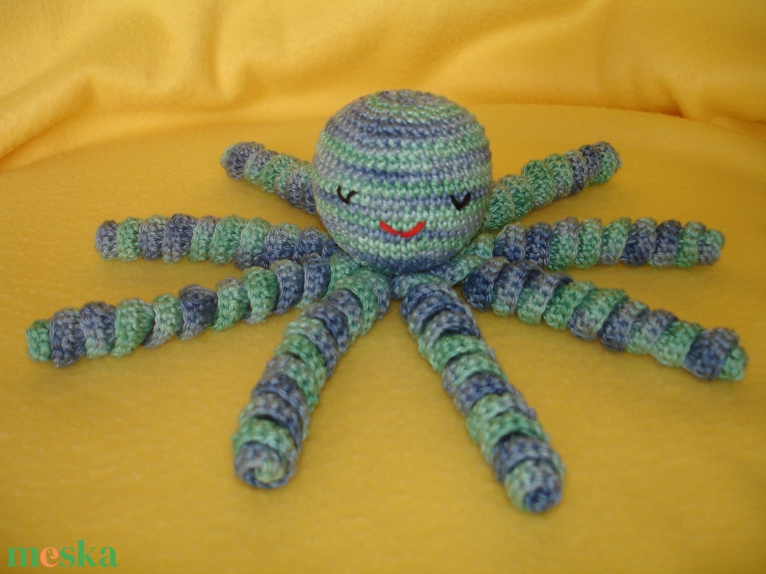 Babajáték polip amigurumi figura színes - játék & sport - plüssállat & játékfigura - polip - Meska.hu Babajáték polip amigurumi figura színes - játék & sport - plüssállat & játékfigura - polip - Meska.hu