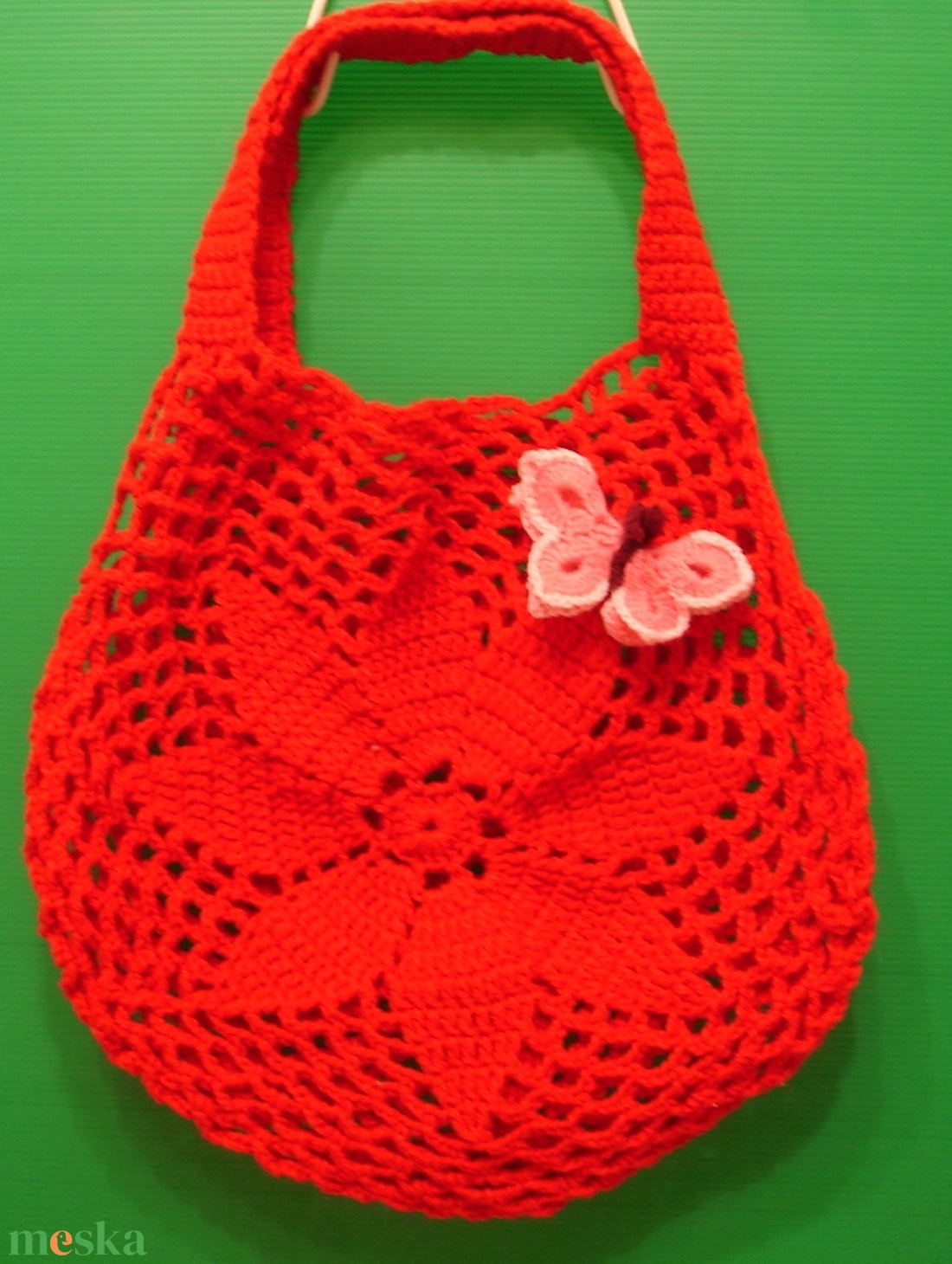  Bevásárló táska horgolt táska szatyor strand táska - táska & tok - kézitáska & válltáska - kézitáska - Meska.hu