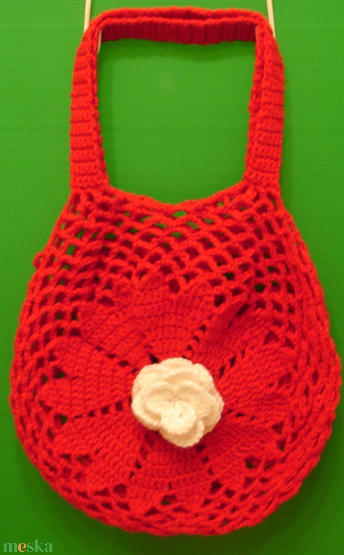  Bevásárló táska horgolt táska szatyor strand táska - táska & tok - kézitáska & válltáska - kézitáska - Meska.hu
