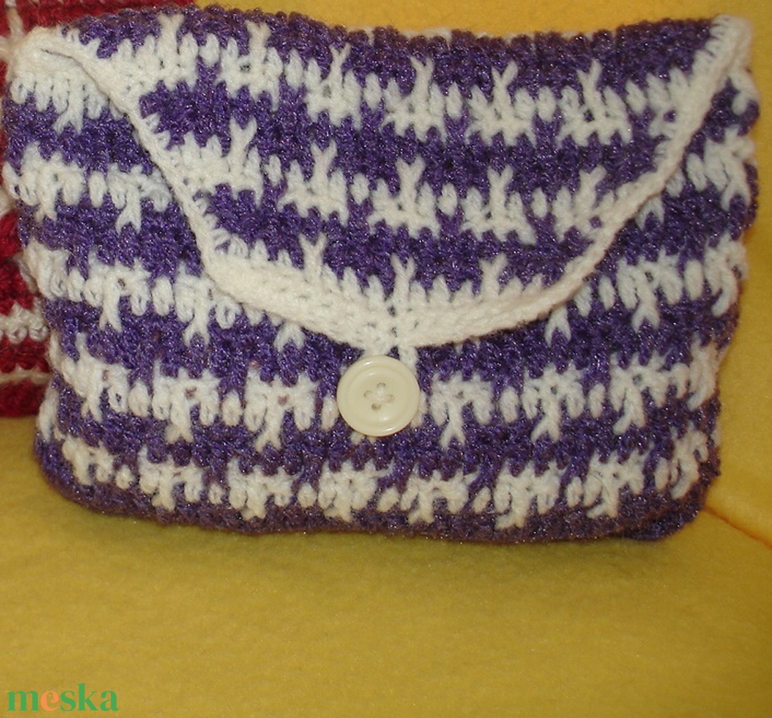 Kozmetikai táska neszesszer horgolt - táska & tok - neszesszer - Meska.hu