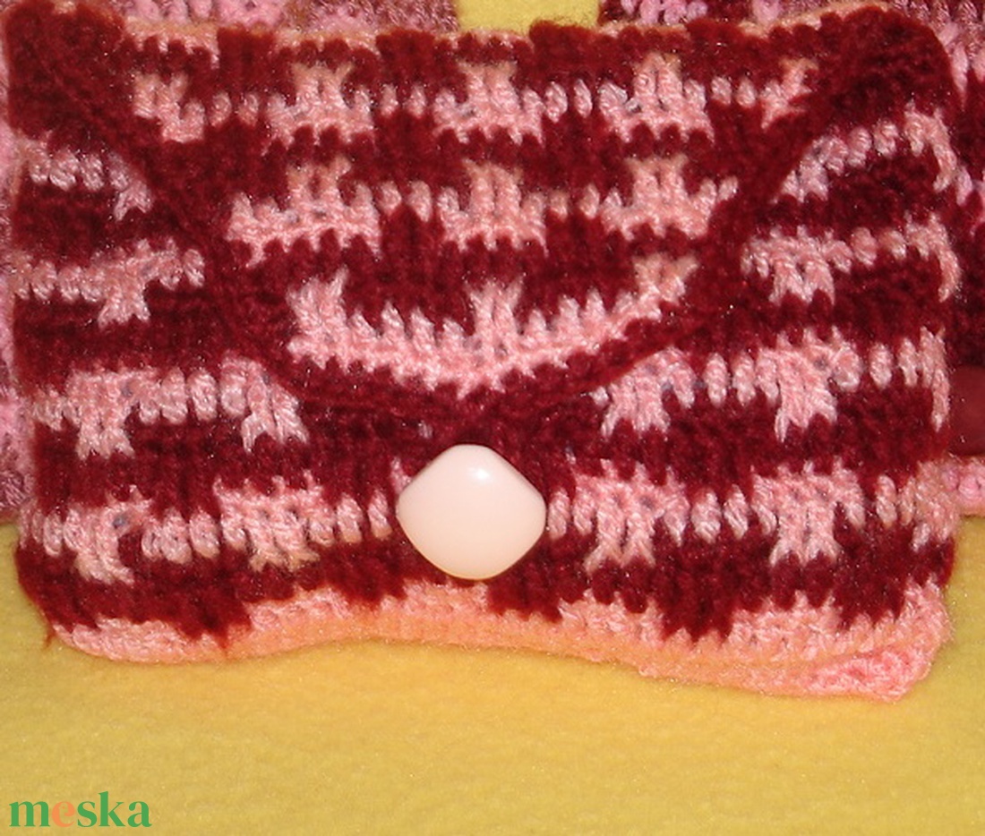 Kozmetikai táska neszesszer horgolt - táska & tok - neszesszer - Meska.hu