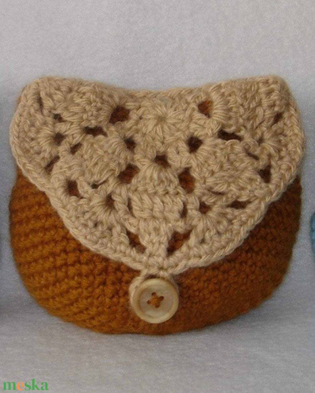 Kozmetikai táska neszesszer horgolt - táska & tok - neszesszer - Meska.hu