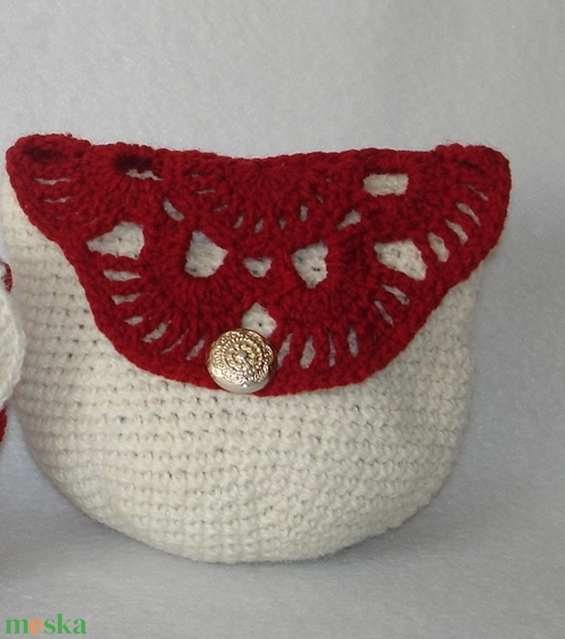 Kozmetikai táska neszesszer horgolt - táska & tok - neszesszer - Meska.hu